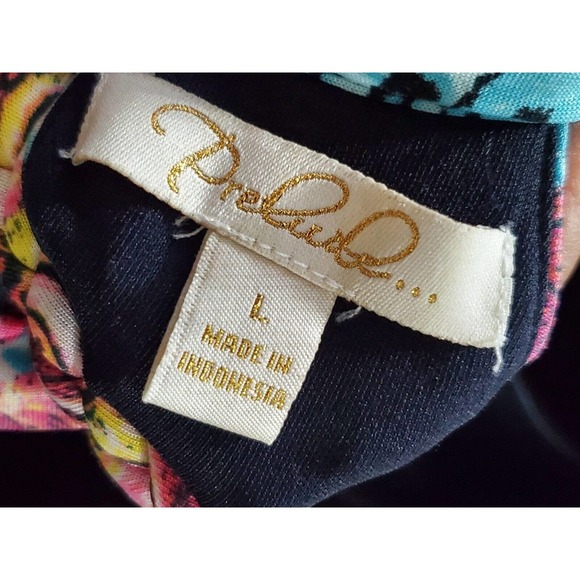 Prelude Women Multicolor Polyester Round Neck Sleeveless Long Maxi Dress Size L - Picture 8 of 11